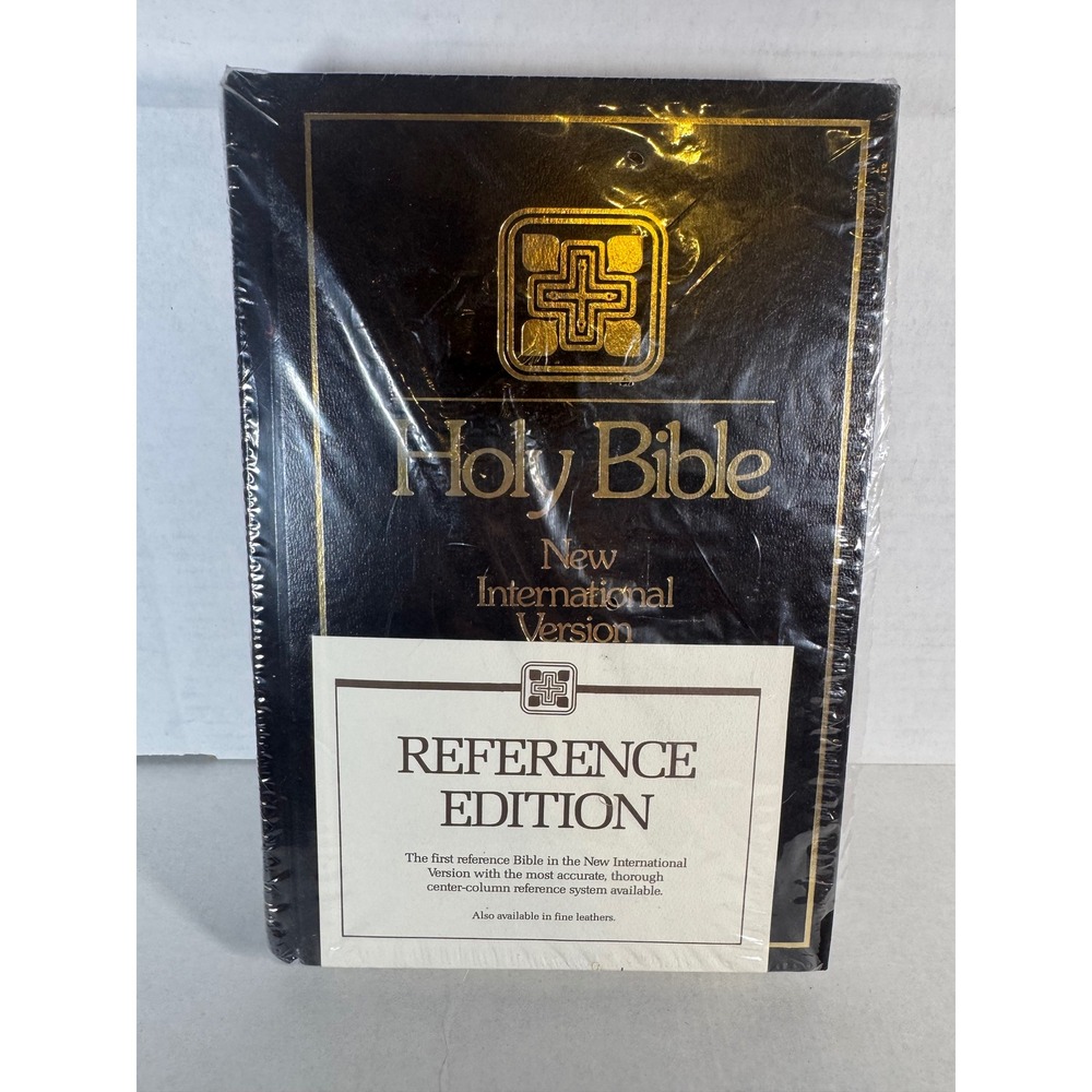 NIV 1984 Bible Zondervan 81000 Reference Red Letter Hardcover Vintage Unread